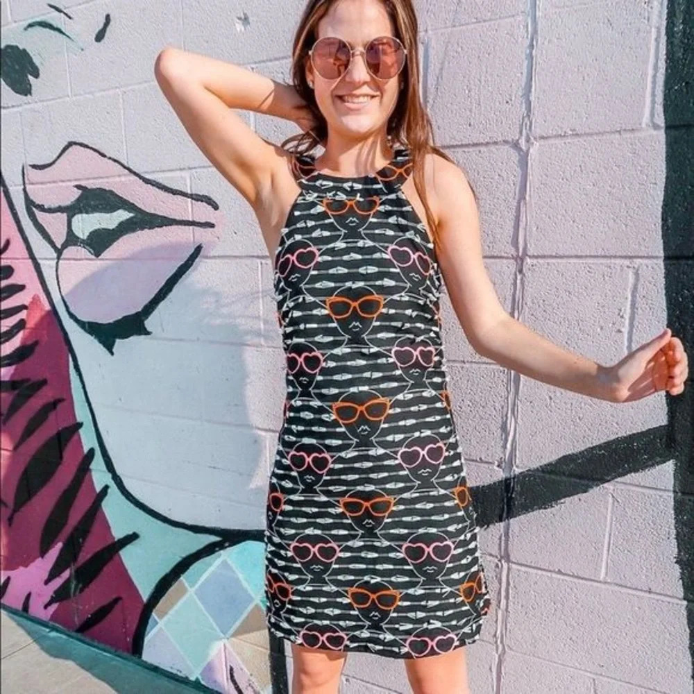Hutch Anthropologie Sunglasses Shift Dress